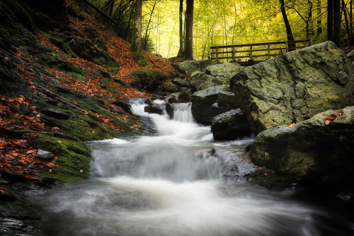 waterfalls in the Belgian Ardennes