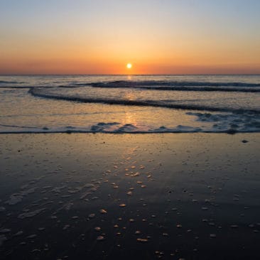 sunset texel waves